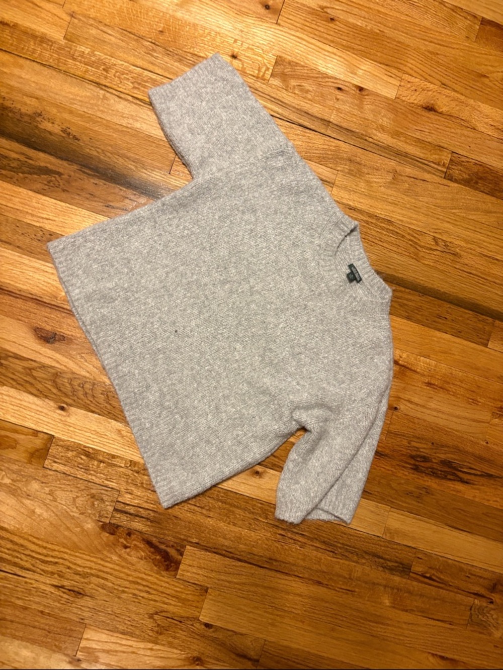 Cozy Light Gray Crewneck Sweater